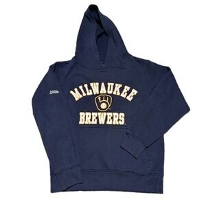 Milwaukee Brewers Youth Size Small Hoodie Sweatshirt